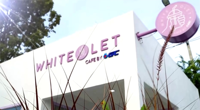 WhiteOlet Café คาเฟ่แสนสุข สร้างรายได้ให้ชุมชนเข้มแข็งอย่างยั่งยืน