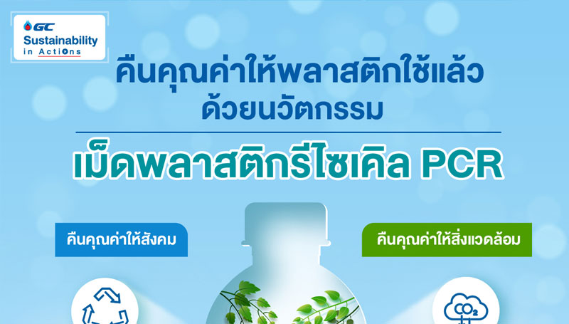 คืนคุณค่าพลาสติกใช้แล้ว ด้วยนวัตกรรม PCR