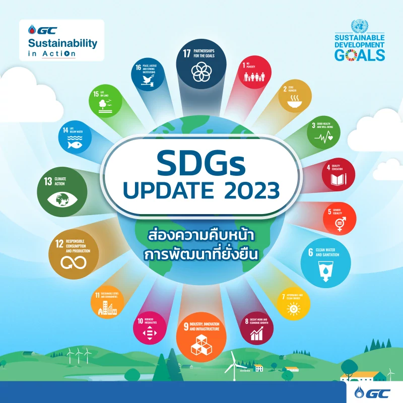 SDGs UPDATE 2023 ส่องความคืบหน้าการพัฒนาที่ยั่งยืน