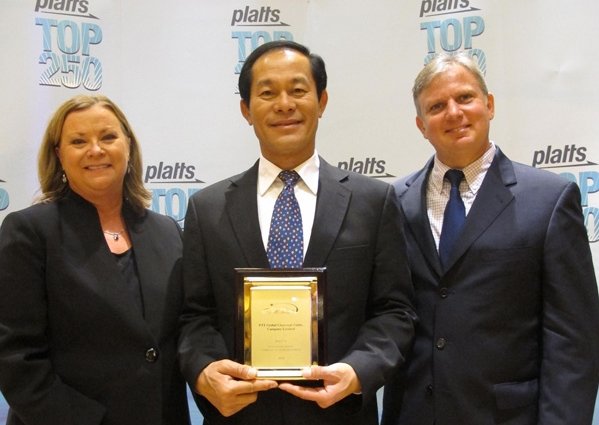 PTT Global Chemical Received Platts Top 250 Asia Awards 2012