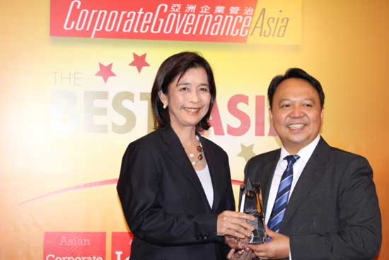 PTT Global Chemical received Corporate Governance Asia Recognition Awards 2014