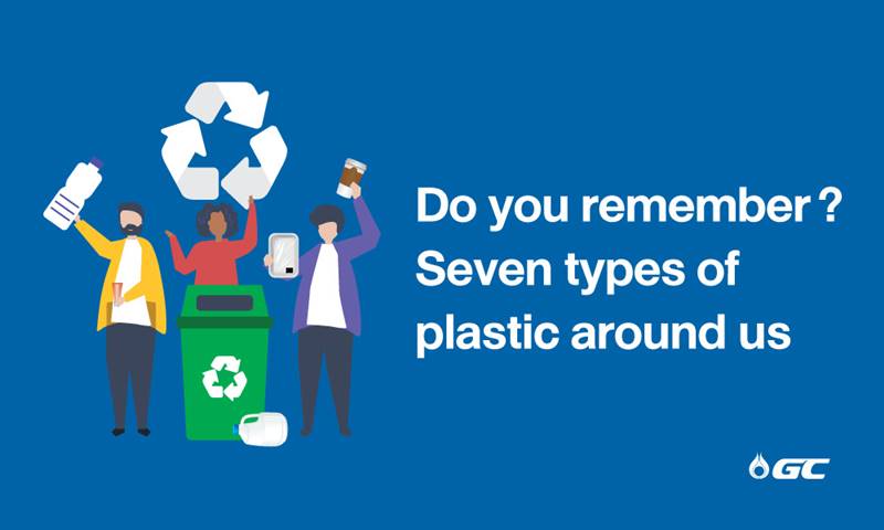 Do you remember ? Seven Types of Plastic around us