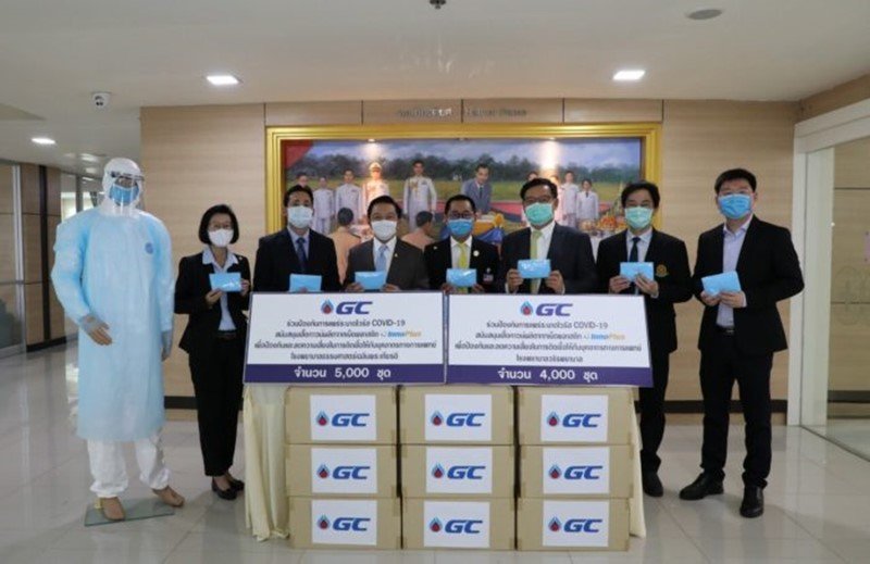 GC Group joins the fight against COVID-19 by providing medical gowns to 12 hospitals (The Bangkok Insight)