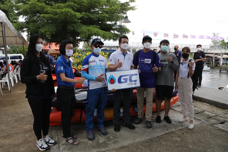 GC ร่วมงาน “พายเรือเพื่อแม่น้ำสามคลอง” เพื่อสร้างความตระหนักเกี่ยวกับปัญหาขยะในแม่น้ำและทะเล