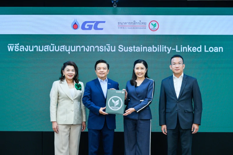 KBank provides 10 billion Baht in sustainability-linked loan to GC to support its sustainability goals
